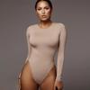 O Neck Long Sleeve Solid White Sexy Bodysuit Women Black Autumn Winter Body Top Gray Casual Lady Streetwear Bodysuits