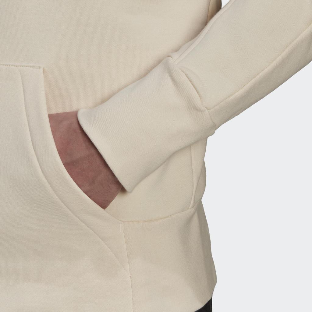 Adidas Мужские толстовки с капюшоном из смеси хлопка Studio Lounge Off-White HB0483