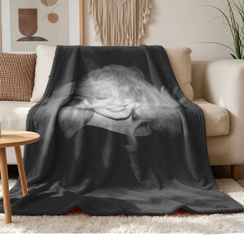 adele Soft and comfortable flannel Suitable for sofas living rooms outdoor camping travel and also makes a great anniversary gif