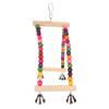Деревянные бусины Игрушка-качели для птиц Красочные качели-полукруг для птиц Насест Игрушки для клеток для попугаев