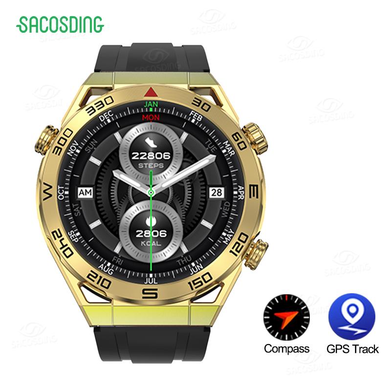 Часы Nfc Ecg+ppg GPS Motion Tracker Smart Watch для Huawei Watch Ultimate Ios Android Bluetooth Call Smartwatch Men