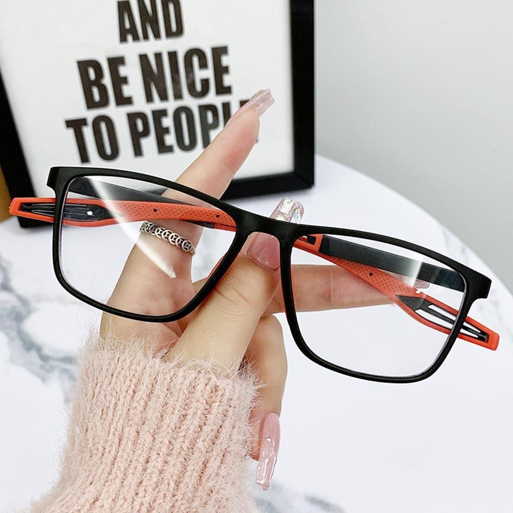 Blue Ray Blocking Anti-Blue Light Myopia Glasses Eye Protection Sports Prescription Eyeglasses Tr Ultralight Square Glasses