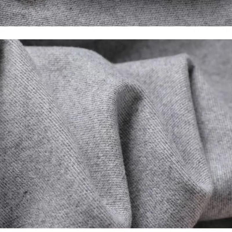 Серые модные шерстяные брюки, женские брюки с высокой талией для осени и зимы