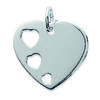 [A5663] - Silver Pendant 'Heart Sweet Heart' - 19x17 Mm