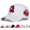 Unisex U Letter Snake Embroidery Baseball Caps Adjustable Casual Hats Spring and Autumn Outdoor Sunscreen Hat