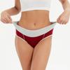 Minimalist Mid Waist Briefs Plus Plus Oversized Underwear with Cotton Lifting Buttocks Waist Cinching Triangle Panties for Women