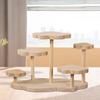 Wood Display Shelf, Wooden Stand for Figurine Perfume Model, Showcase Fixtures Doll Candies