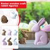 Easter Wooden Figurine, Home Decor, Children's Room, Creative Desktop, Window Display, Photography Decoration.