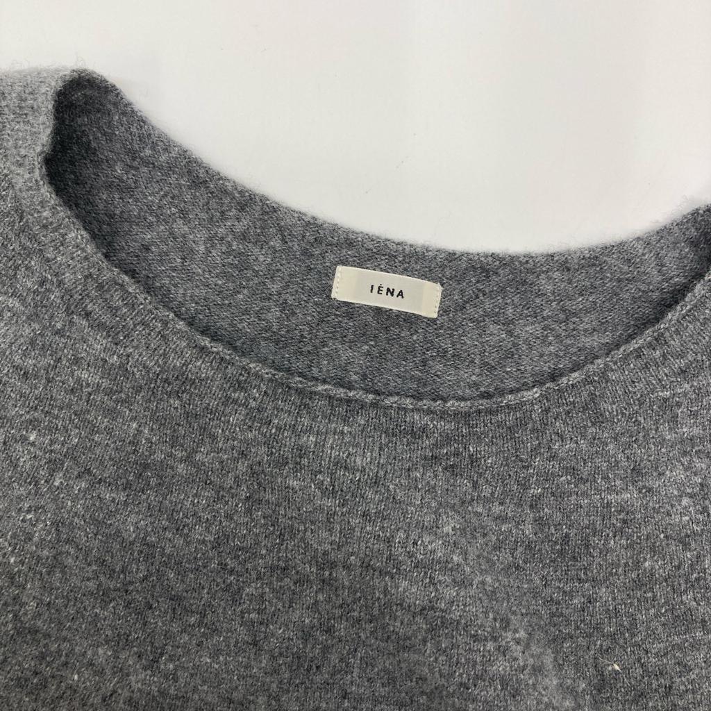 IENA Grey 24AW Fine New Zealand Wool Tunic One Piece dress Not written grayUsed