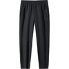Comfortable Straight Leg Casual Training Pants Men Bottoms Basic-Black 152447505N-3
