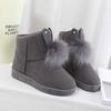 Order A Size Up Rabbit Ears Soft Snow Boots Women Winter Warm Plush Ankle Booties Female Fashion Slip On Cotton Shoes