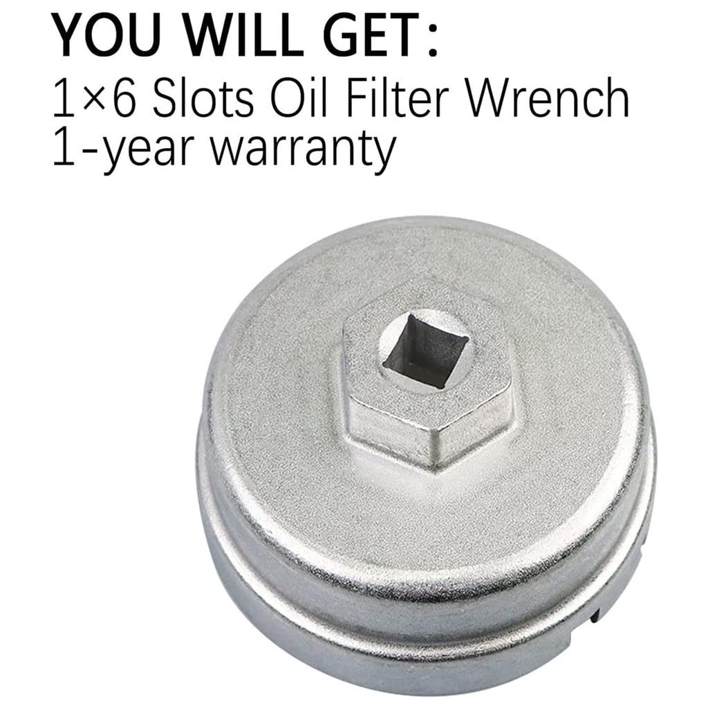 DILOANNA Filter Wrench Filter Cap Removal Tool 14 Flute for Toyota Lexus