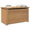 VidaXL Storage Chest with Lid Panama Solid Pine Wood, Chest, Blanket Chest, Toy Chest, Trunk To 4016387