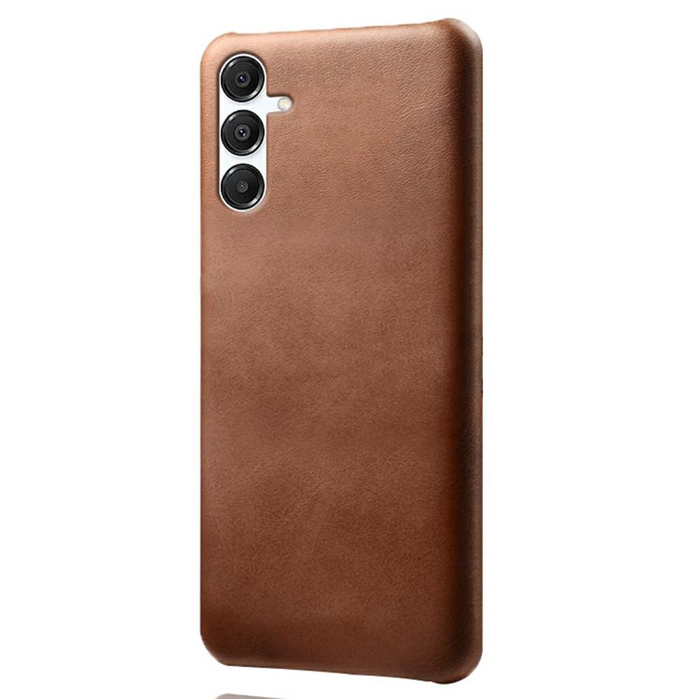Для Samsung Galaxy A17 5G/A17 4G Чехол Текстура теленка ПУ кожа Жесткий ПК Защитная крышка для телефона