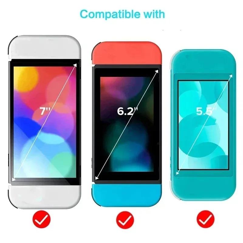 1/2/3 упаковки Премиальное закаленное стекло для Nintendo Switch Lite/Switch Oled Защитная пленка HD Clear Защита от царапин