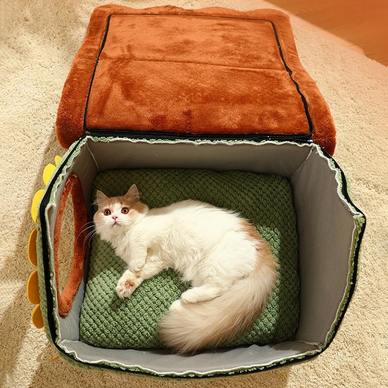 Кошачий зимний домик, домик для укрытия кошек, место обитания для питомника для домашних собак, щенков, маленьких домашних животных, спальная кровать, палатка для домашних животных, кровати и мебель для собак