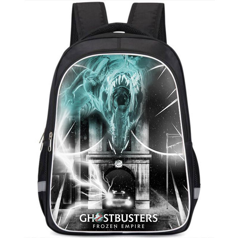 Durable Oxford Cloth Ghostbusters Frozen Empire School Backpack For Students