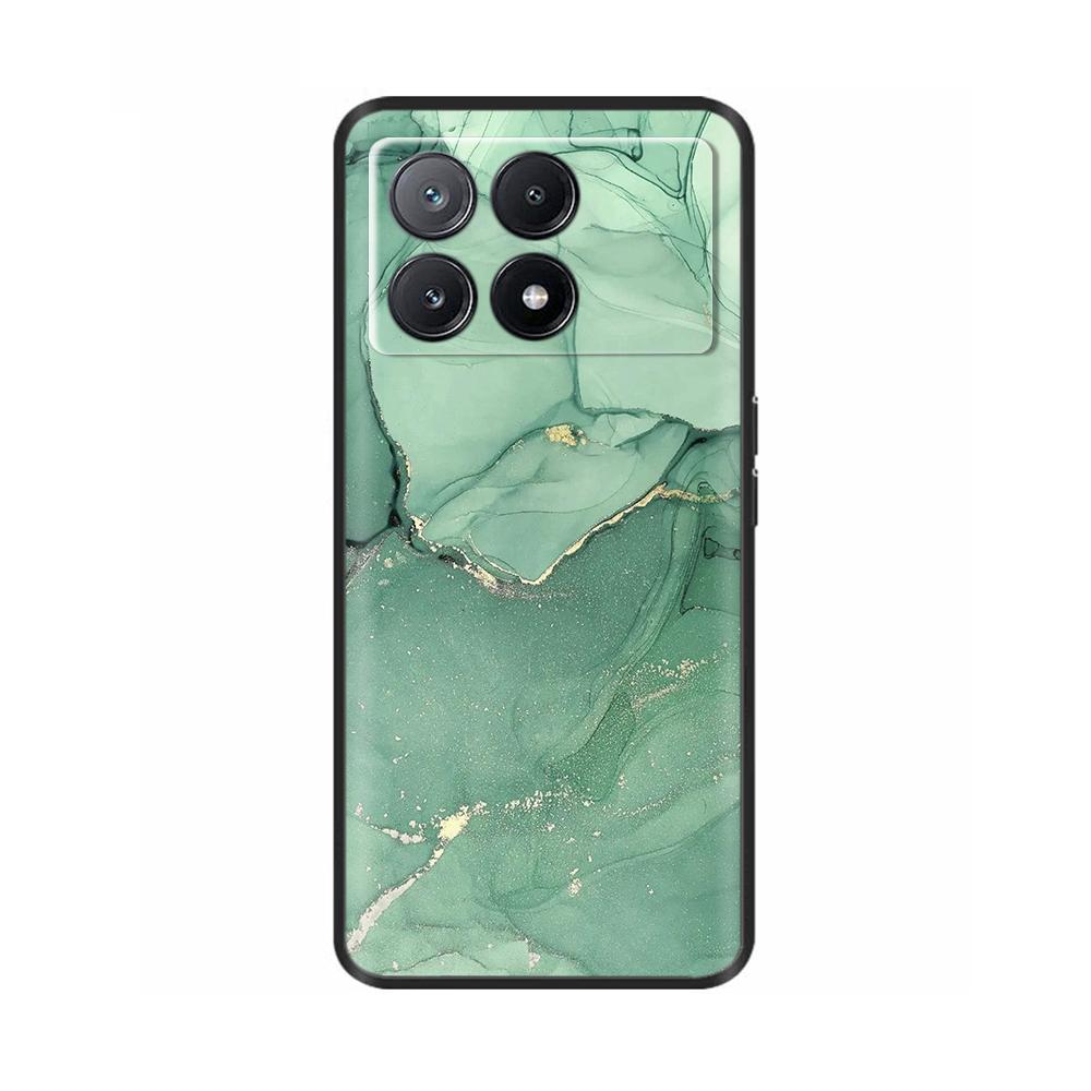 Чехол для Poco X6 Чехол для телефона Милый кот Coque Обложка для Xiaomi Poco X6 Pro Poco X 6 Pro X6Pro Pocox6 Pro 5G Жидкие силиконовые чехлы