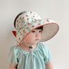 Bowknot Flower Bucket Cap Korean Style Children's Fisherman Hat Baby Shading Hat  Spring/Summer