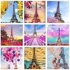 Полный круглый алмаз живопись пейзаж Париж Эйфелева башня 5D DIY алмазная живопись Алмазная вышивка домашний декор подарок вышивка крестом