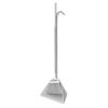 Tidy Sweep White Gray "Professionally Designed! Specially Designed Broom & Dustpan Set" Comfortable Grip Brush for Easy Posture and Trash Disposal, Cl
