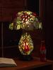 Turkish Table Lamp Tiffany Stained Glass with Dragonflys Vintage Desk Lamp Bedroom Mediterranean Restaurant Home Deco Lighting