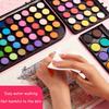Набор акварельных красок в коробке для детей 12 цветов/48 цветов акварельные краски с кисточками бумажная портативная акварельная палитра для начинающих