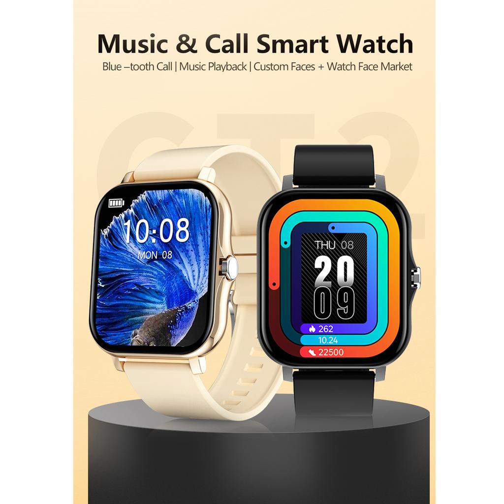 Новые умные часы для мужчин и женщин, подарок для Xiaomi, полный сенсорный экран, спортивные фитнес-часы, BT Call, цифровые умные часы, наручные часы