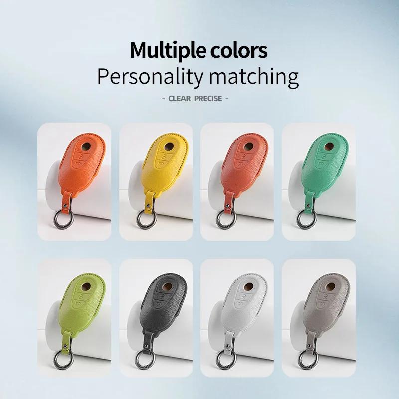 Sheepskin Car Key Case Cover for Mercedes Benz W176 W177 W205 W206 W212 W213 W222 W223 W167 W463 X166 A C E S G CLS GLC SL Class