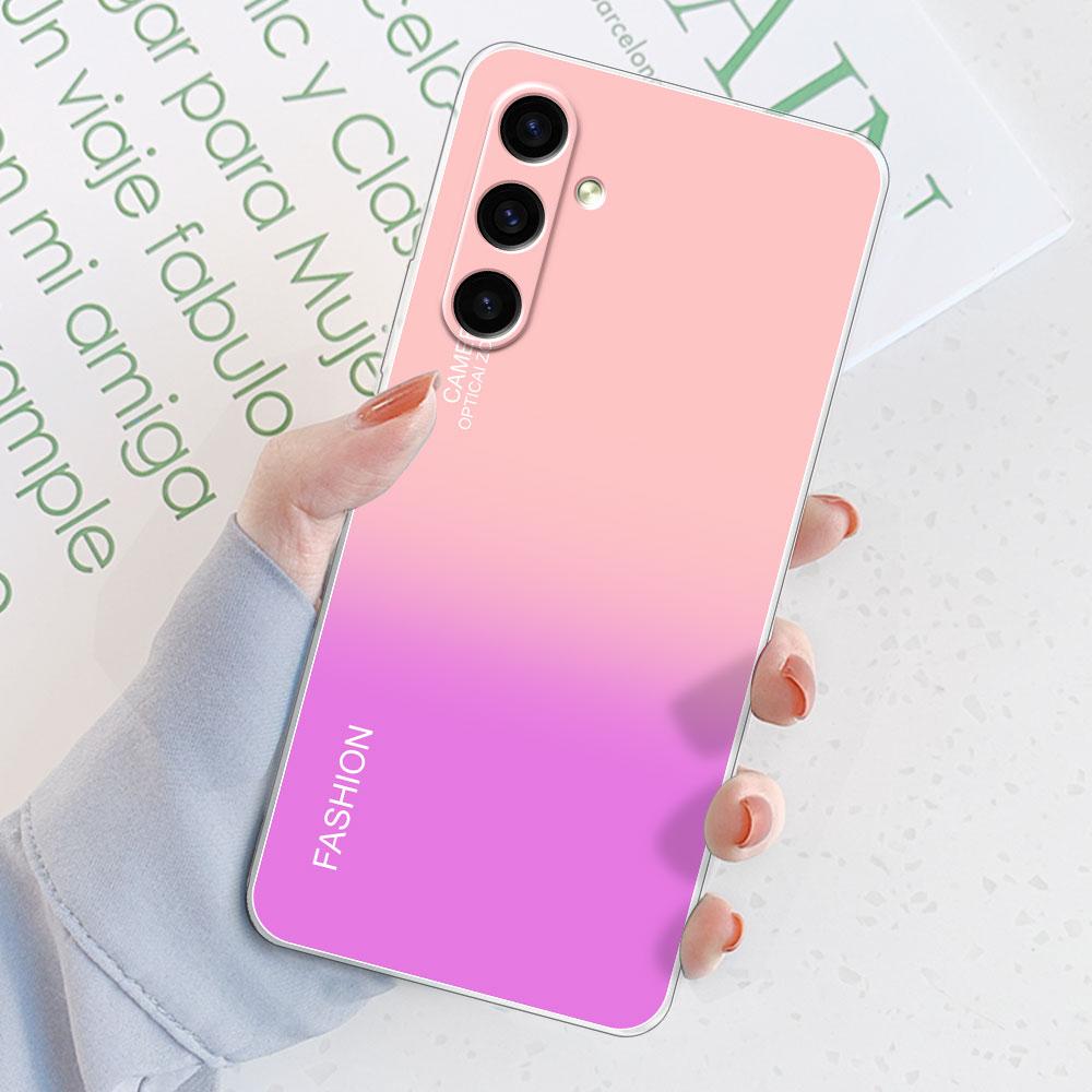 Чехол-крышка для Samsung A55 Для Samsung A35 A25 Funda Прозрачный Мягкий Силикон Защитный Чехол для Телефона Для Samsung A15 A25 5G Coque Оболочка
