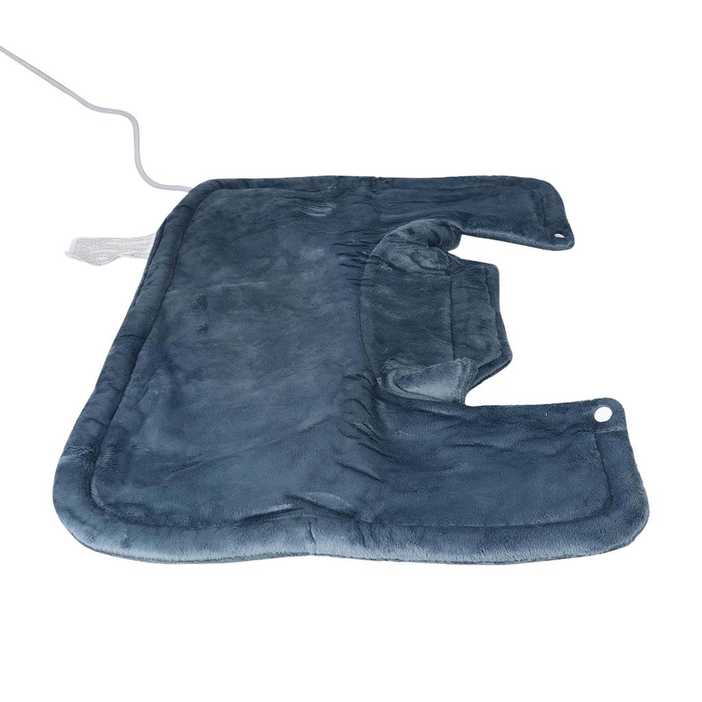 Электрическая грелка 6 уровней температуры Мягкая теплая грелка для шеи и плеч Темно-серая ЕС