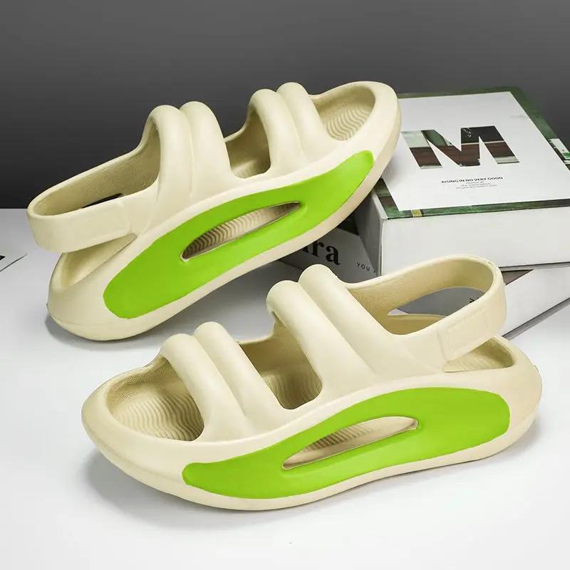 Fashion Rubber Male Shoe Beach Ultralight Buy High Quality Outdoor Japanese Luxury Designer Summer 2025 Non-slip Adult 39 H Men's Sandal