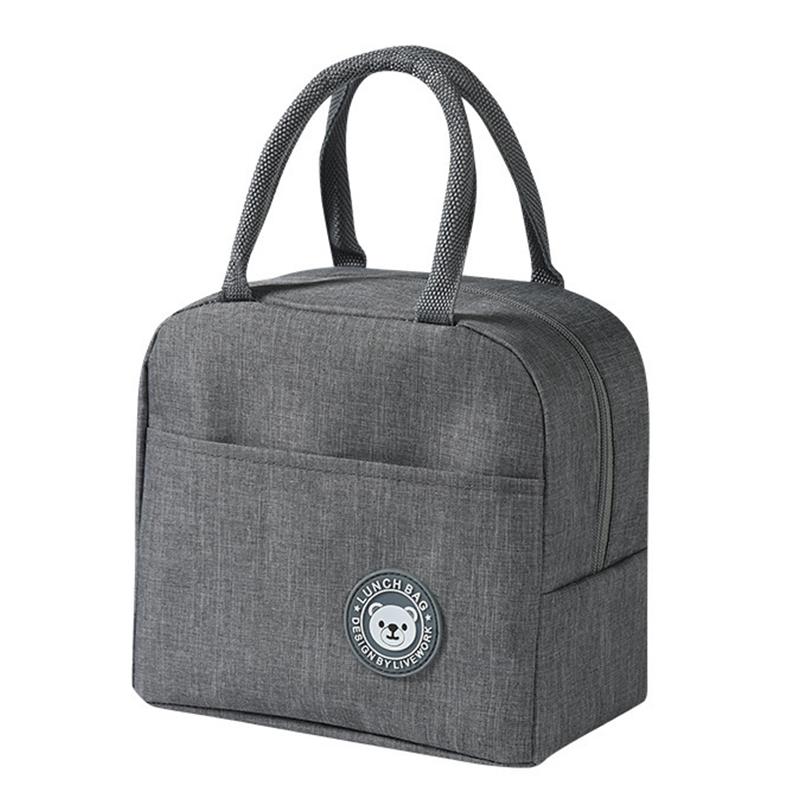 1Pcs Cooler Bag Travel Lunch Box Bag