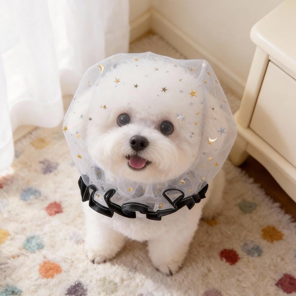Face Cover Pet Protective Mask Anti-Mosquito Eating Dog Protective Veil  for Outdoor Use