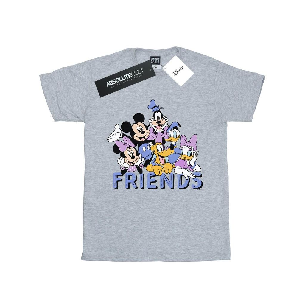 Disney Womens/Ladies Classic Friends Cotton Boyfriend T-Shirt