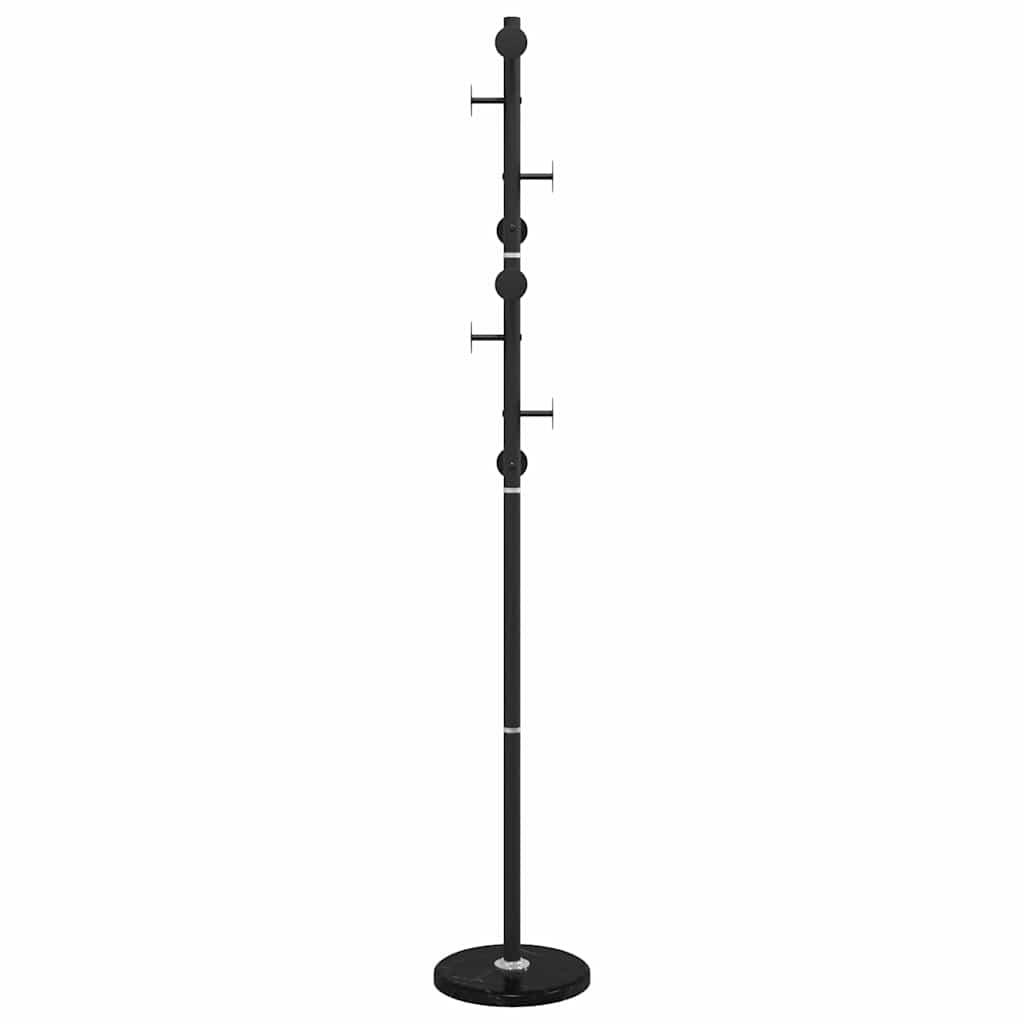 Vidaxl Stojący Wieszak Na Płaszcze, Czarny, 176 Cm, Malowane Żelazo
