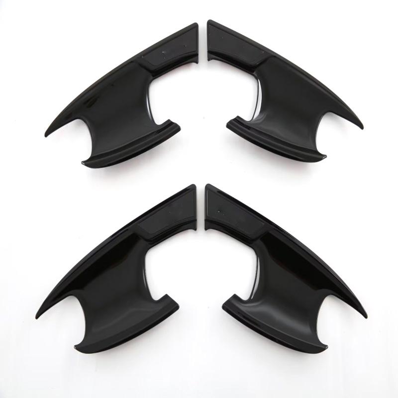 LHD RHD For MG 4 MG4 EV Mulan 2022 2023 2024 ABS black Car Door Handle Cover Door Bowl Protector Molding Trim Auto Accessories tcl6