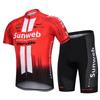 Mens Cycling Jersey Shorts Set Breathable Bike Apparel Road Mountain Biking