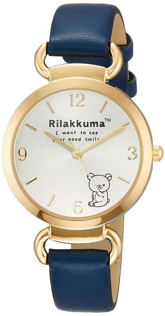 Часы ALIAS Rilakkuma Analog с водонепроницаемым кожаным ремешком WW20105SXRK Blue для женщин