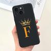 For Apple iPhone 15 15Pro 5G Case Fashion Letter Flower Luxury Crown Soft Silicone Cover For iPhone15+ 15Plus 15 Pro Max Bumper