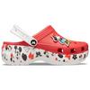 Crocs Микки Удобные Универсальные Клоги Женская Обувь Красный 208885-8C1