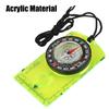 Waterproof With Magnifier Compass Ruler Advanced Magenetic Needle Compass Scaled Outdoor Gadget For Navigation Hiking Orienteering Scout