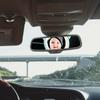 Cute Baby Rear Facing Mirrors Cartoon Plush Toy Seat Headrest Rearview Mirror  Headrest