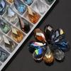10pcs 12*22mm High Quality Water Drop Beads Faceted Loose Bead Jewelry Making Pendant DIY for Jewelry Accessories