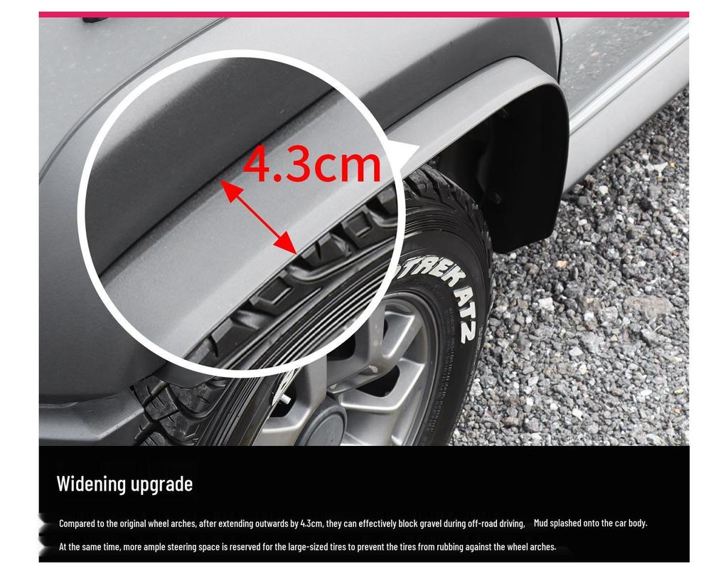 2019-2025 Jimny JB74 Внедорожные брызговики и расширители крыльев