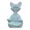 Resin Cat Meditation Decor for Home Office Desktop, Pastoral Style