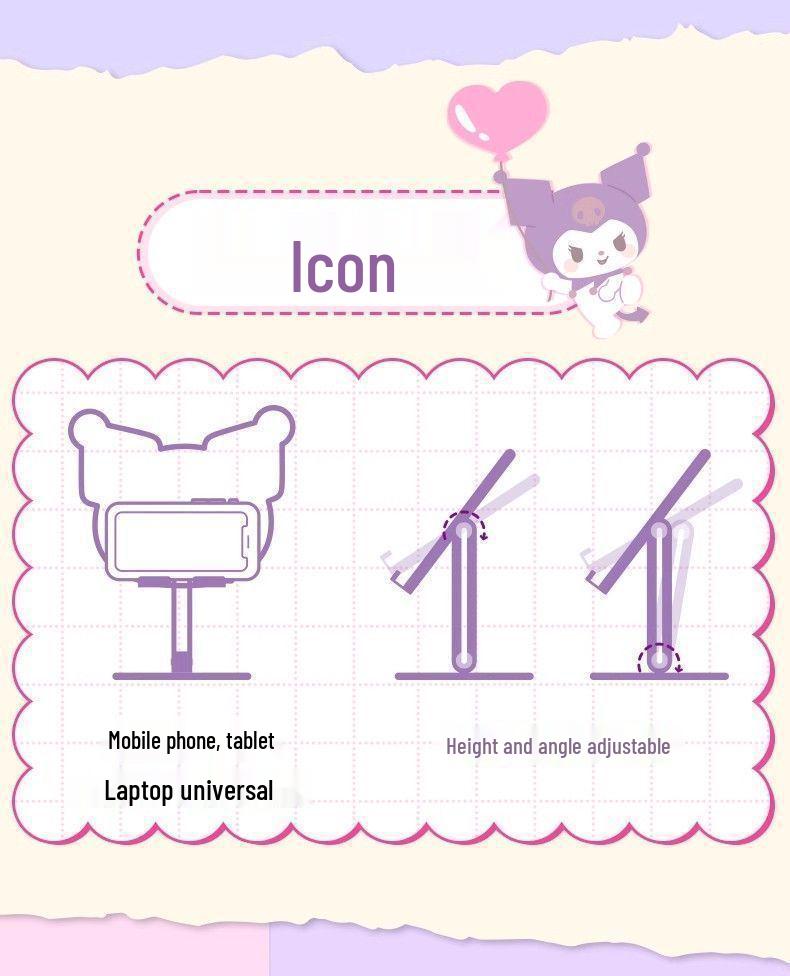 Регулируемая складная подставка для телефона и планшета Sanrio Hello Kitty
