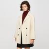 TaTu Women's Elegant Mid-Length Wool Coat