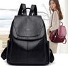2025 Versatile Women's Soft Leather Backpack - Large Capacity for School, Travel, and Outdoor Use