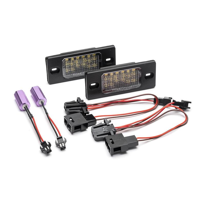 Fits For Porsche Cayenne 955 957 2003-2010 SMD White Canbus Led License Plate Lights Auto Parking Tag Lamps